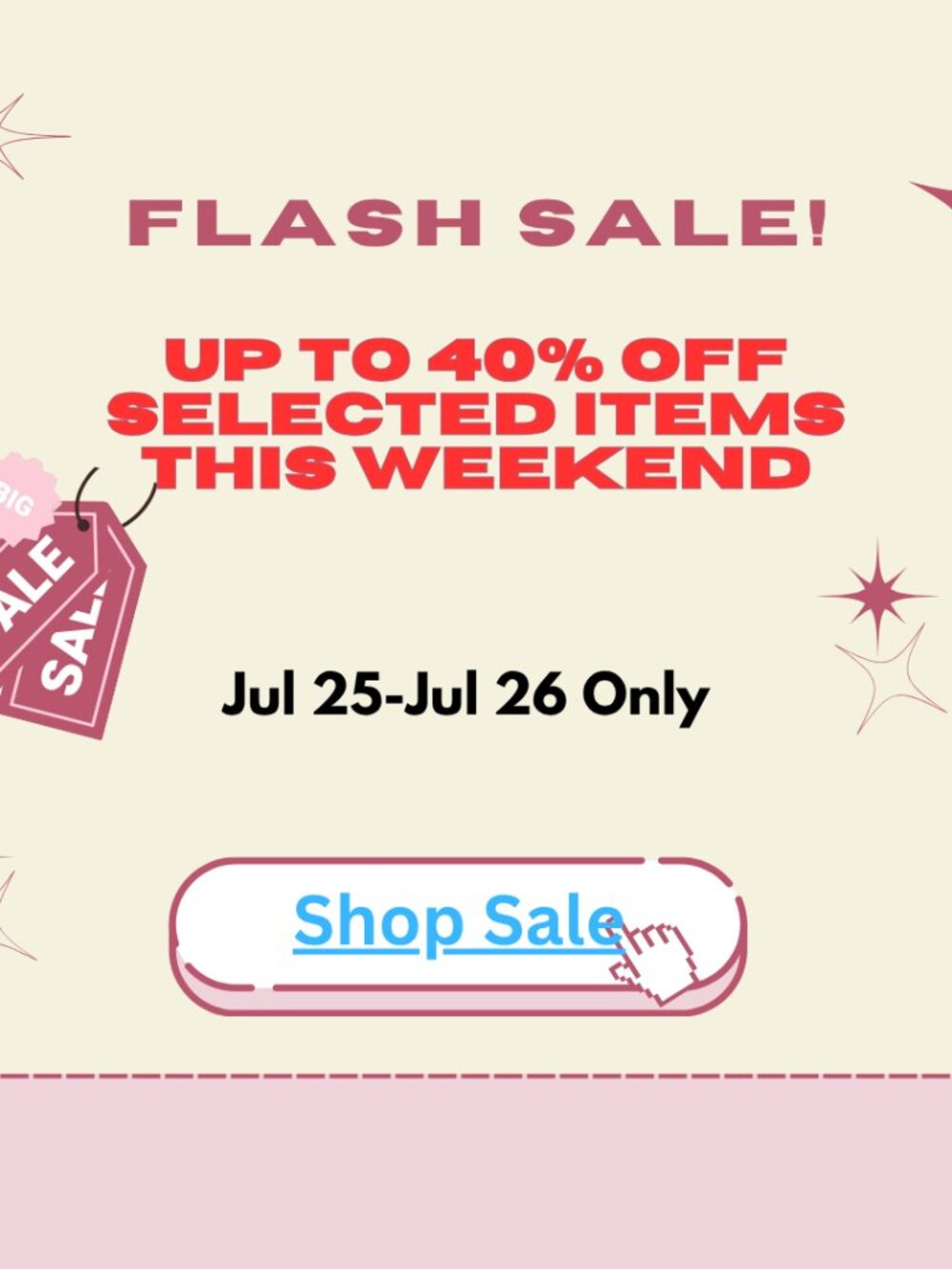 🛍️Up to 40 % Off Selected Items This Weekend Only🛍️